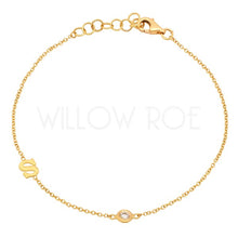 Load image into Gallery viewer, AMARE LETTER INITIAL DIAMOND BRACELET