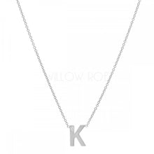 Load image into Gallery viewer, TRIXIE DIAMOND DOT INITIAL NECKLACE