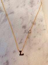Load image into Gallery viewer, AMARE INITIAL DIAMOND NECKLACE