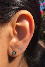 Load image into Gallery viewer, ARIA DIAMOND BAR EARRINGS