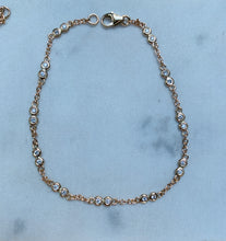 Load image into Gallery viewer, ELORA DOUBLE DIAMOND BRACELET