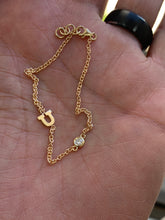 Load image into Gallery viewer, AMARE LETTER INITIAL DIAMOND BRACELET