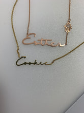 Load image into Gallery viewer, THINNY CUSTOM CURSIVE NAME NECKLACE