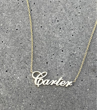 Load image into Gallery viewer, CLASSIC CURSIVE NAME NECKLACE