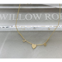 Load image into Gallery viewer, JE T’AIME INITIALS NECKLACE