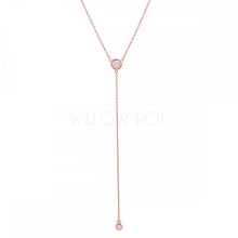 Load image into Gallery viewer, QUINN DIAMOND LARIAT NECKLACE