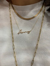 Load image into Gallery viewer, THINNY CUSTOM CURSIVE NAME NECKLACE