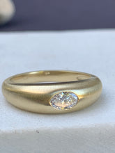 Load image into Gallery viewer, MABEL OVAL DIAMOND DOME RING