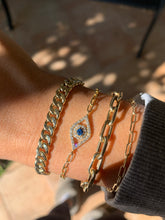 Load image into Gallery viewer, CASSIE HOLLOW CURB CHAIN BRACELET