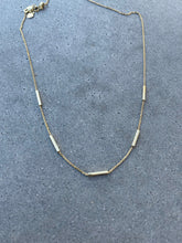 Load image into Gallery viewer, WILLA GOLD BARS NECKLACE