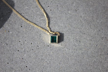 Load image into Gallery viewer, OOAK- DEEP GREEN EMERALD PRINCESS NECKLACE
