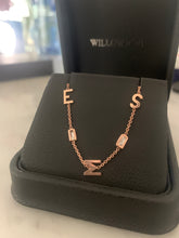 Load image into Gallery viewer, ASTRA BAGUETTE LETTER BRACELET