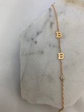 Load image into Gallery viewer, AMARE LETTER INITIAL DIAMOND BRACELET