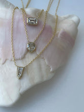 Load image into Gallery viewer, OOAK- EMERALD DIAMOND NECKLACE