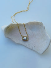 Load image into Gallery viewer, OOAK- EMERALD DIAMOND NECKLACE