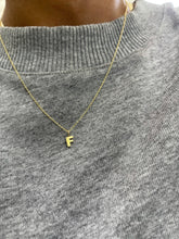 Load image into Gallery viewer, GOLD INITIAL NECKLACE