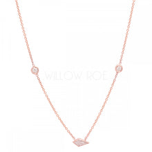 Load image into Gallery viewer, INDY DIAMOND KITE BEZEL NECKLACE