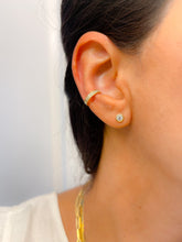 Load image into Gallery viewer, STELLA DIAMOND BEZEL STUD EARRINGS