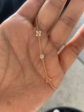 Load image into Gallery viewer, AMARE LETTER INITIAL DIAMOND BRACELET
