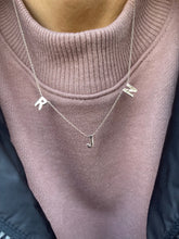 Load image into Gallery viewer, JOELLE HORIZONTAL INITIAL NECKLACE