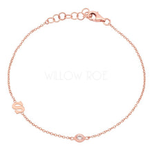 Load image into Gallery viewer, AMARE LETTER INITIAL DIAMOND BRACELET
