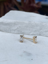 Load image into Gallery viewer, ADELE BAGUETTE DIAMOND EARRINGS

