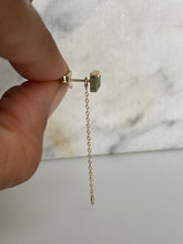 Load image into Gallery viewer, CLEA SINGLE DIAMOND BEZEL EARRING JACKET
