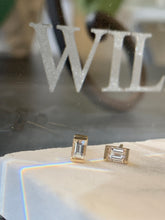 Load image into Gallery viewer, ADELE BAGUETTE DIAMOND EARRINGS
