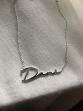Load image into Gallery viewer, THINNY CUSTOM CURSIVE NAME NECKLACE
