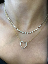 Load image into Gallery viewer, CARYS DIAMOND HEART NECKLACE
