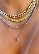 Load image into Gallery viewer, OOAK- DIAMOND SHEILD NECKLACE
